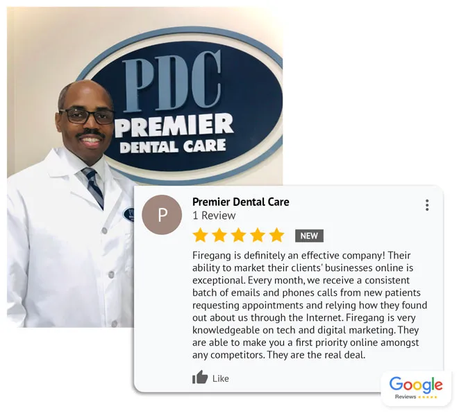 Premier Dental Care review PPC campaign image