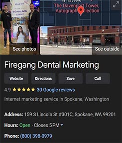 Firegang Google Business Profile screenshot